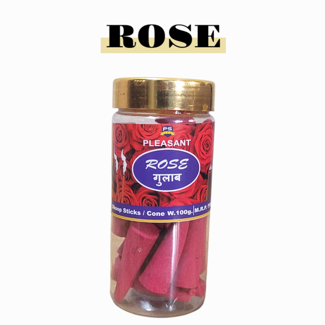 Rose Dhoop Cone